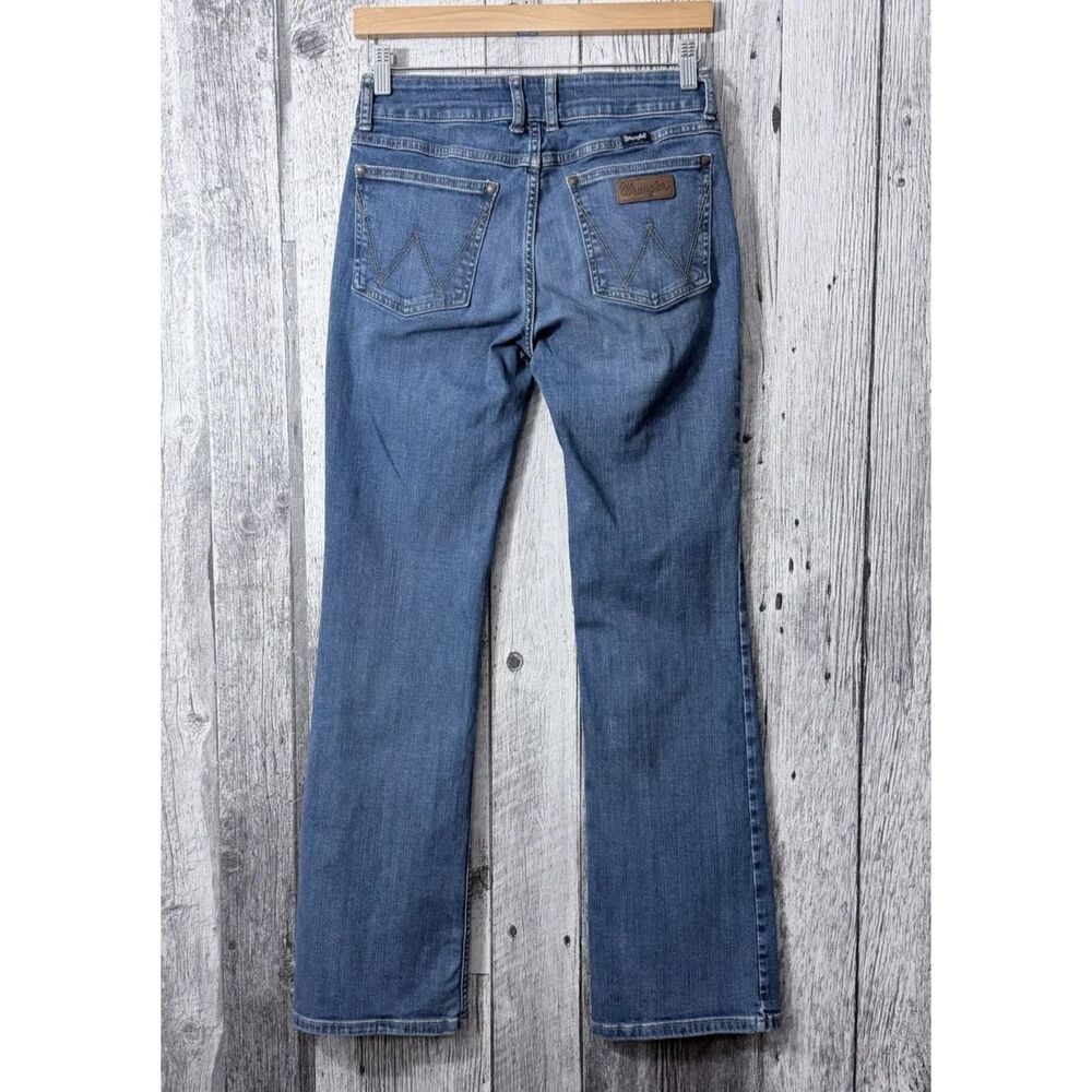 Wrangler Bootcut Jeans Retro Low Rise Western Cowgirl Womens Sz 5/32 (Fit 28x31) - Picture 2 of 10
